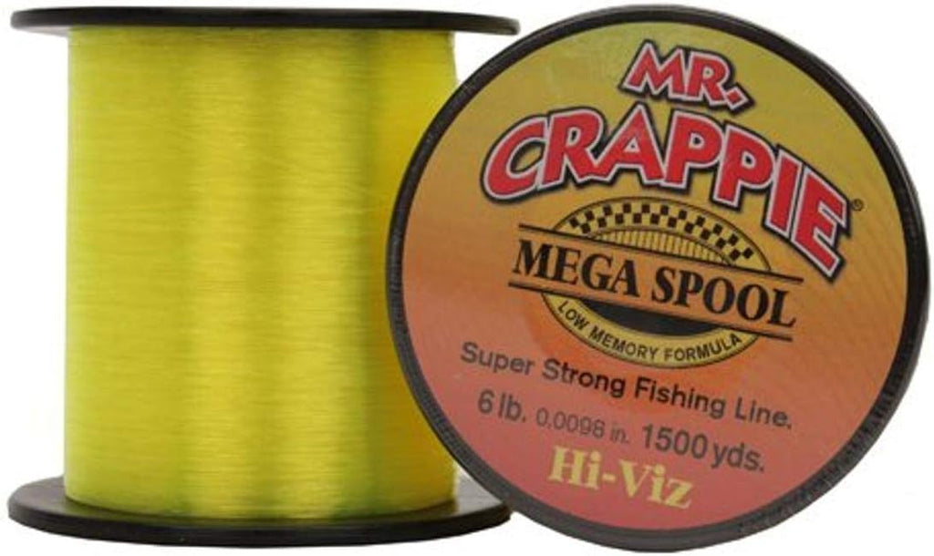 Mr. Crappie Mega Spool Hi-Vis Line – G & T Wholesale